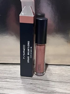 MAC Lipglass BEAUX: Warm Medium Brown Pearl, Discontinued! Lip Gloss BNIB - Picture 1 of 5