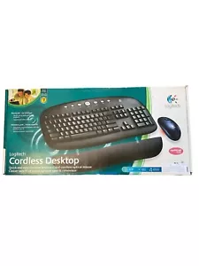 Logitech Cordless Desktop Quick &Easy Cordless Keyboard & Cordless optical Mouse - Picture 1 of 2