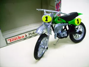 Honda CR Scrambler Tonka Polistil Die Cast Rare Green version MX Discontinued - Picture 1 of 1