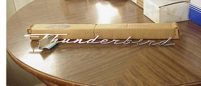 NOS 1963 1964 Ford Thunderbird Fender or 1/4 Script C3SZ-6325622A - Image 1 of 4