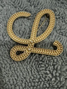 Loewe Gold Brooch - Picture 1 of 3