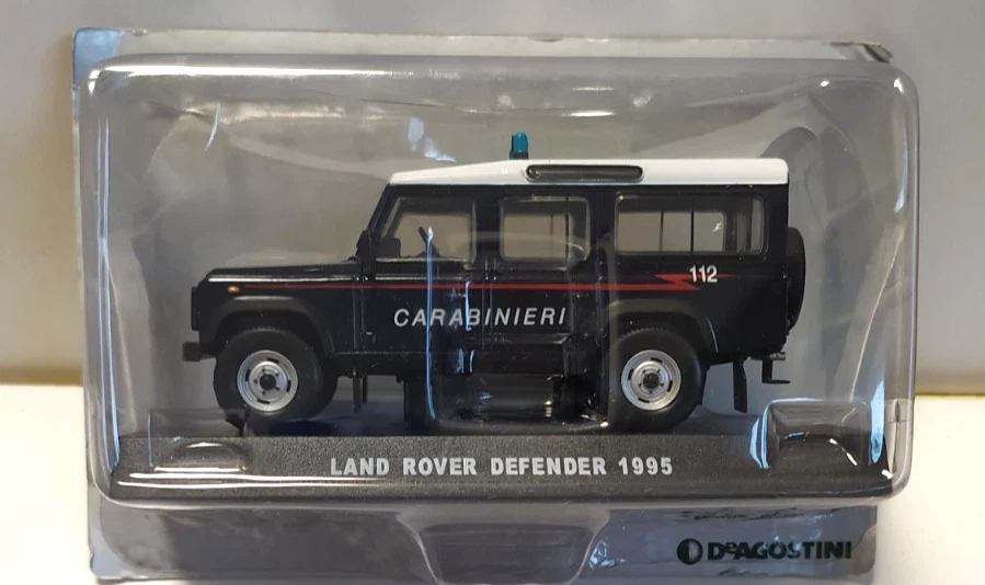 DE AGOSTINI 1:43 AUTO LAND ROVER DEFENDER 1995 CARABINIERI    RM CARABINIERI - Immagine 1 di 1