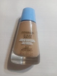 COVERGIRL Clean Matte Liquid Foundation, 553 Sand Beige - Picture 1 of 1