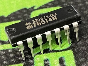 SN76514N - TEXAS INSTRUMENTS - IC de telecomunicaciones, bipolar, PDIP14 - Imagen 1 de 1