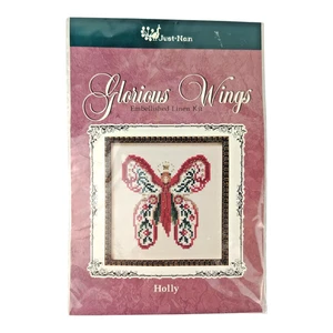 Glorious Wings "Holly" Christmas Cross Stitch Kit | Just Nan | New & Sealed HTF! - Picture 1 of 3