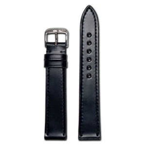 Shell Cordovan Leather Watch Band | Springfield | Black | For Nomos - Picture 1 of 2