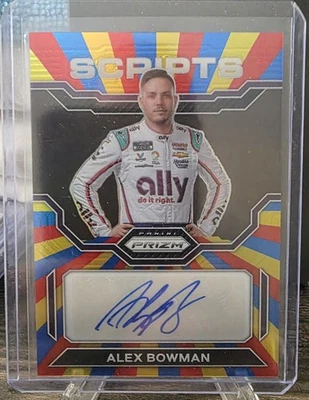 Alex Bowman  2023 Prizm - Scirpts Rainbow Prizm # 22/24 - Auto - Image 1 of 2
