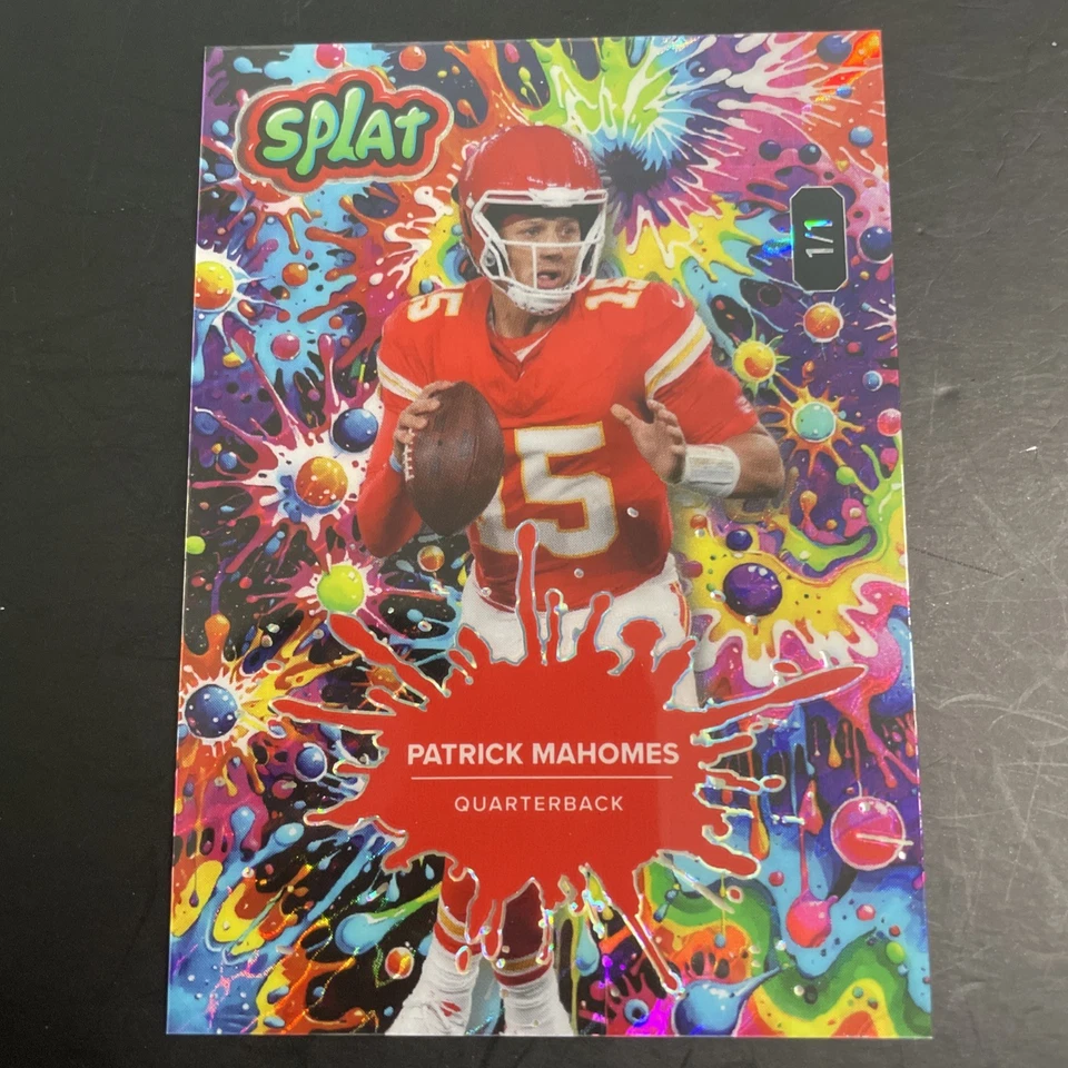 2025 Wild Card Splat Patrick Mahomes 1/1!!堪萨斯城酋长队折射器!! — 第 1/2 张图片