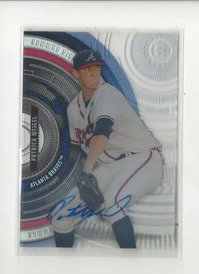 2017 Bowman High Tek Patrick Weigel Rookie AUTOGRAPH Braves - Image 1 of 2
