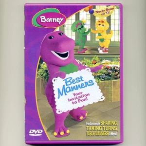 Barney: Best Manners DVD 15 songs, games, children read, share, educational, PBS - Picture 1 of 4