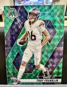 2025 Panini Mosaic Troy Franklin Honeycomb Prizm GREEN Denver Broncos #16 - Picture 1 of 1