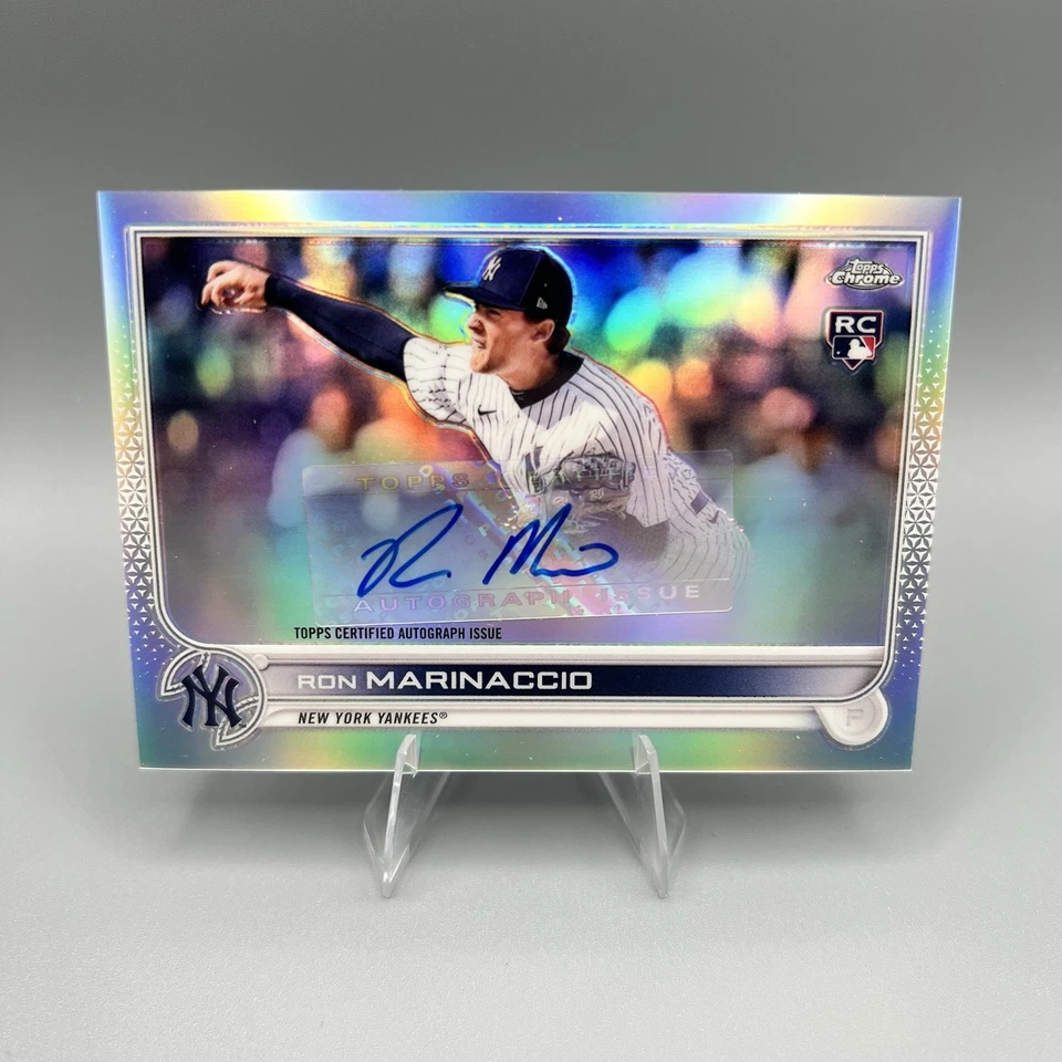 2022 Topps Chrome Update Series - Autographs Ron Marinaccio #AC-RMA (AU, RC) - Image 1 of 2