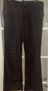 Vintage Y2K Dollhouse Low Rise Wide Leg Hose Kunstlederbesatz kariert - Bild 1 von 7