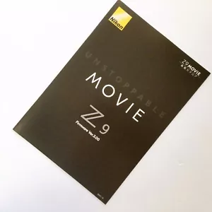 Nikon Z9 MOVIE CAMERA's Japanese Special Catalog Published in January 2023 - Picture 1 of 12