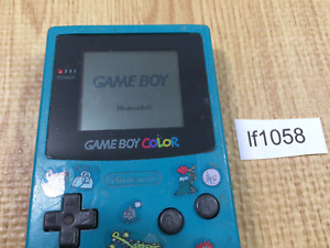 lf1058 Plz Read Item Condi GameBoy Color Blue Game Boy Console Japan