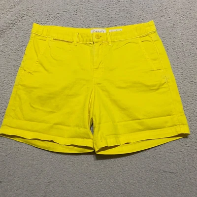 Pantalones Cortos Anthropologie Mujer Talla 29 Amarillo Chino Entrepierna "6 tiro Medio Informales Exterior Foto 1 de 4
