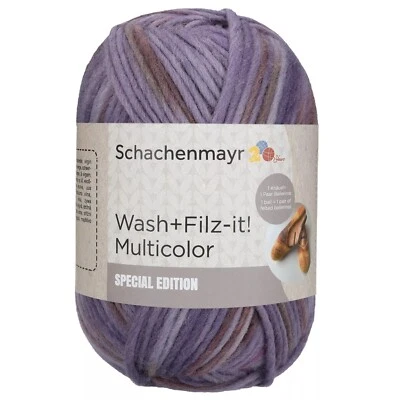 Schachenmayr Wash+Filz-it! Filzwolle Schurwolle filzen N.8-9mm 200g/200m - Bild 1 von 4