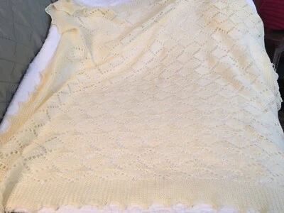Laura Ashley Baby Blanket 100% cotton 26x28 made in Great Britain.  - Image 1 of 4