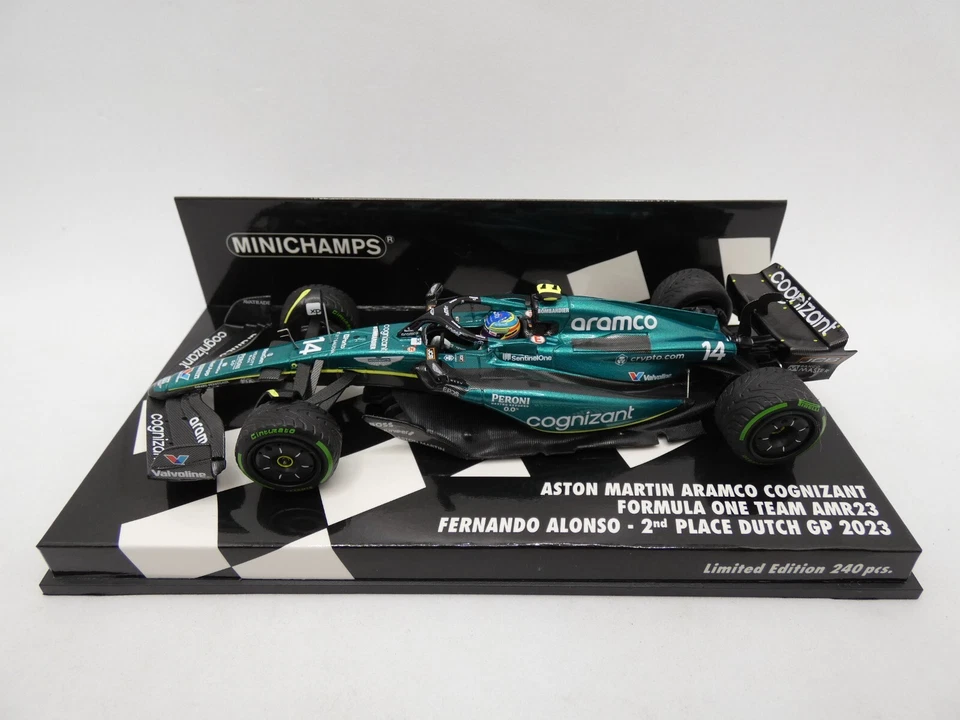 Minichamps 417231414 Aston Martin - F1 Amr23 Team Aramco Cognizant N 14 2Nd Dutc