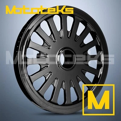 POLIA DE ALMOFADA HARLEY 68TH X 1" PARA MODELOS DE ESCAVADEIRA TOURING RODA DENTADA PRETA - Imagem 1 de 4