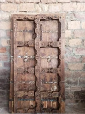 Antique India Doors, Teak Doors, Rustic Barndoor Spanish Style Farmhouse Door 78