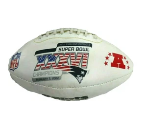 2002 NFL New England Patriots SUPER BOWL 36 XXXVI Champions Football Louisiana - Picture 1 of 4
