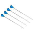 Graduated Dropper Pipettes Kit, 4pcs 1ml Pipette with Rubber Cap, Clear