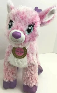 Build a Bear Plush Pink Merry Mission Twinkle Reindeer Medallion 14” - Picture 1 of 11