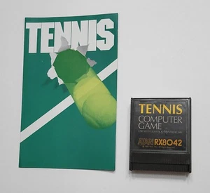 TENNIS Atari 400/800/XL/XE Game cartridge & Manual tested working - Picture 1 of 1