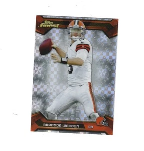 2013 Finest Xfractors #12 Brandon Weeden CLEVELAND BROWNS RC - Picture 1 of 1