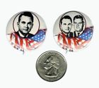 GEORGE WALLACE / Curtis LeMay -  1968 -  TWO (2) buttons / pinbacks