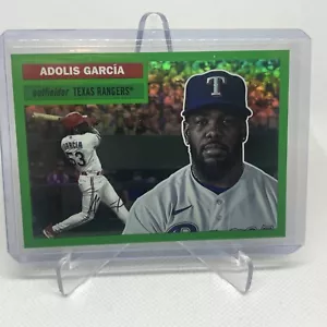 ADOLIS GARCIA 2023 Topps Archives/99 Green Refractor #53 Rangers - Imagen 1 de 2