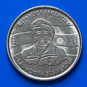 Argentina Coin 2 pesos 2007 Malvinas Islands Commemorative (Scarce) - Picture 1 of 2