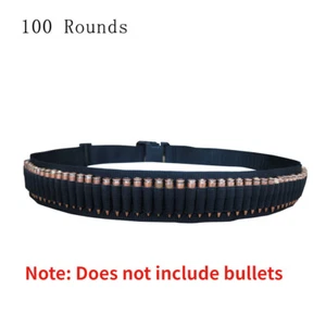 100 Rounds Rifle Bullet Cartridge Ammo Belt Sling Shell Holder .22LR - Picture 1 of 8