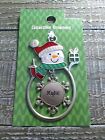 Christmas Snowman Rare Personalize "Kylie" Collectable Silver Ornament Ganz New