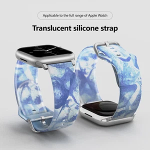 For Apple Watch Series 10 9 8 7 6 5 4 3 38 42 49 46mm Silicone Band iwatch Strap - Picture 1 of 22