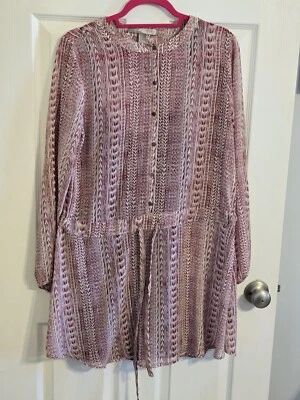 Vestido sin mangas Love 21 para mujer color borgoña cami con cizalla talla pequeña Foto 1 de 4