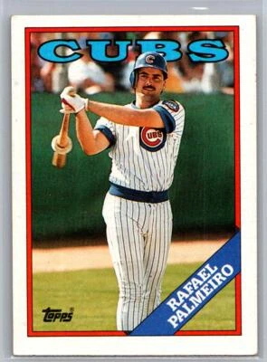 1988 Topps Baseball #186 Rafael Palmeiro - VG - Chicago Cubs - Image 1 of 2