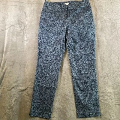 Pantalones para mujer J. Jill talla 6 azul cachemira 32x29 bolsillo elástico cómodo nuevos con etiquetas Foto 1 de 4