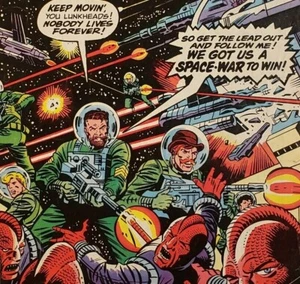 What If Vol 1 #14 1979 Sgt. Fury Fought WWII in Outer Space Herb Trimpe - Bild 1 von 5