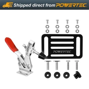 Powertec 71819 Schnellspanner Horizontal Knebelspanner 225D mit Montageplatte - Bild 1 von 8