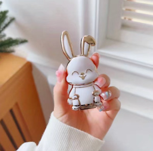 Funny Rabbit Design Cell Phone Ring Stand (white)
