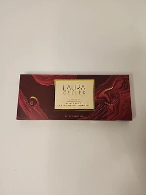 NIB Laura Geller Eyeshadow Palette BLEND AWAY Berry & Bright 8 Multi-Finish NEW - Image 1 of 4