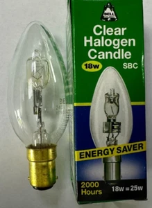 2x 18W = 25W Bell Dimmbar Halogen Klar Kerze Glühbirne Sbc B15 Energiesparende - Bild 1 von 1