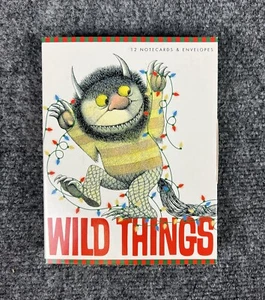 Wild Things Weihnachtskarten, 12er Box, von Peaceable Kingdom Press - Bild 1 von 6