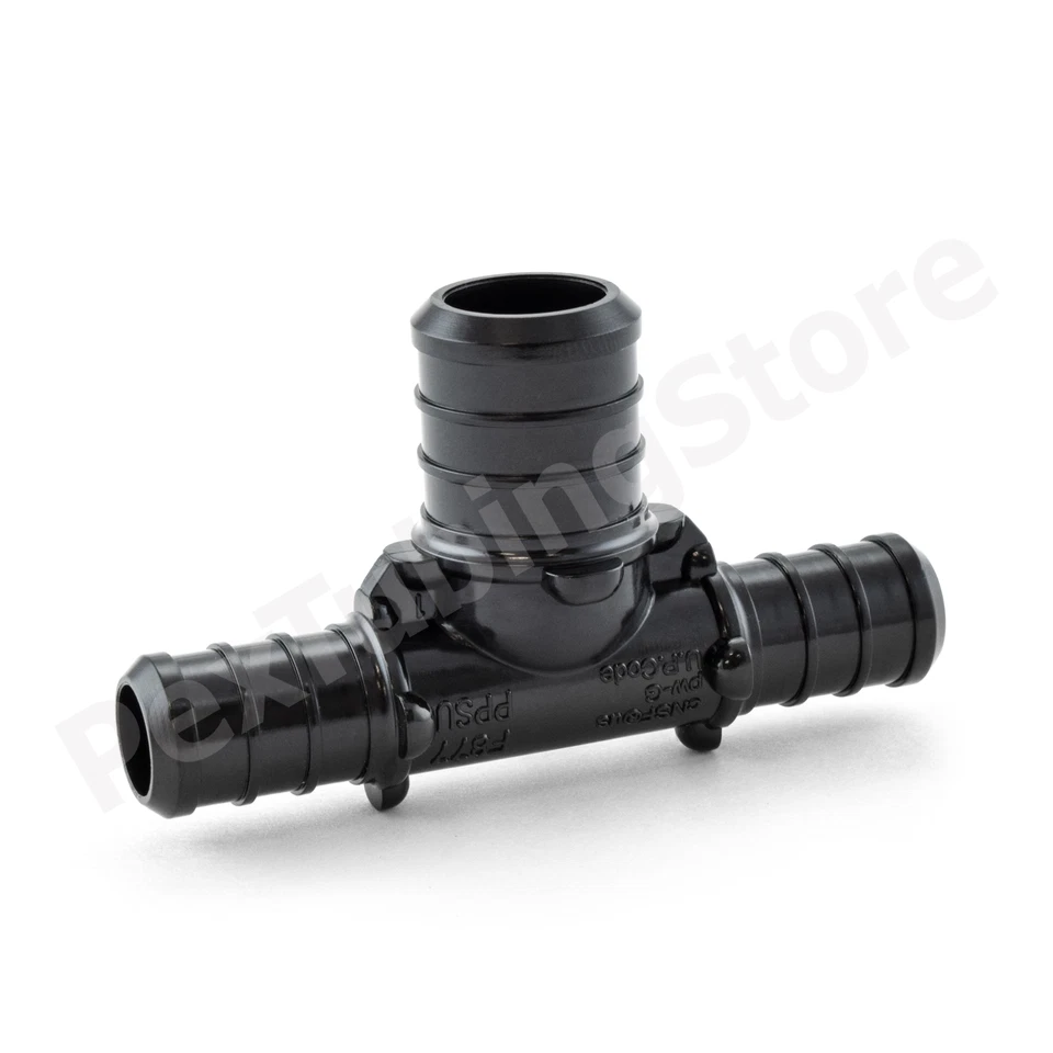 (25) 1/2" x 1/2" x 3/4" PEX Tees - Poly Alloy Lead-Free Crimp Fittings - Image 1 of 1