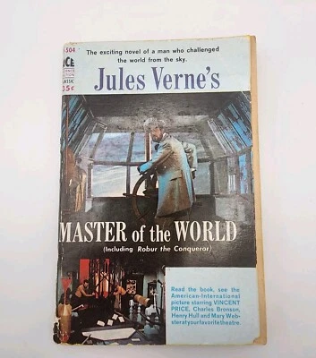 Jules Verne Master of the World Robur The Conqueror Sci-fi Movie Images PB Book - Image 1 of 4