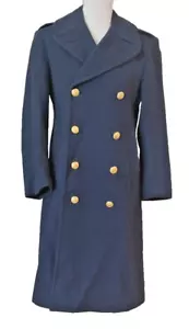 Sterlingwear of Boston Mantel Wolle Peacoat 8-Goldknöpfe - Blau GRÖSSE 34 XSMALL - Bild 1 von 7