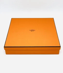 Original Hermes Square Empty Storage Box Medium 10 X 10 X 2 inches - Picture 1 of 9