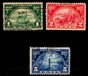 614 - 616 Hugenotte Wallonisch 1924 Briefmarkensatz gebraucht ss 1924 - Bild 1 von 4